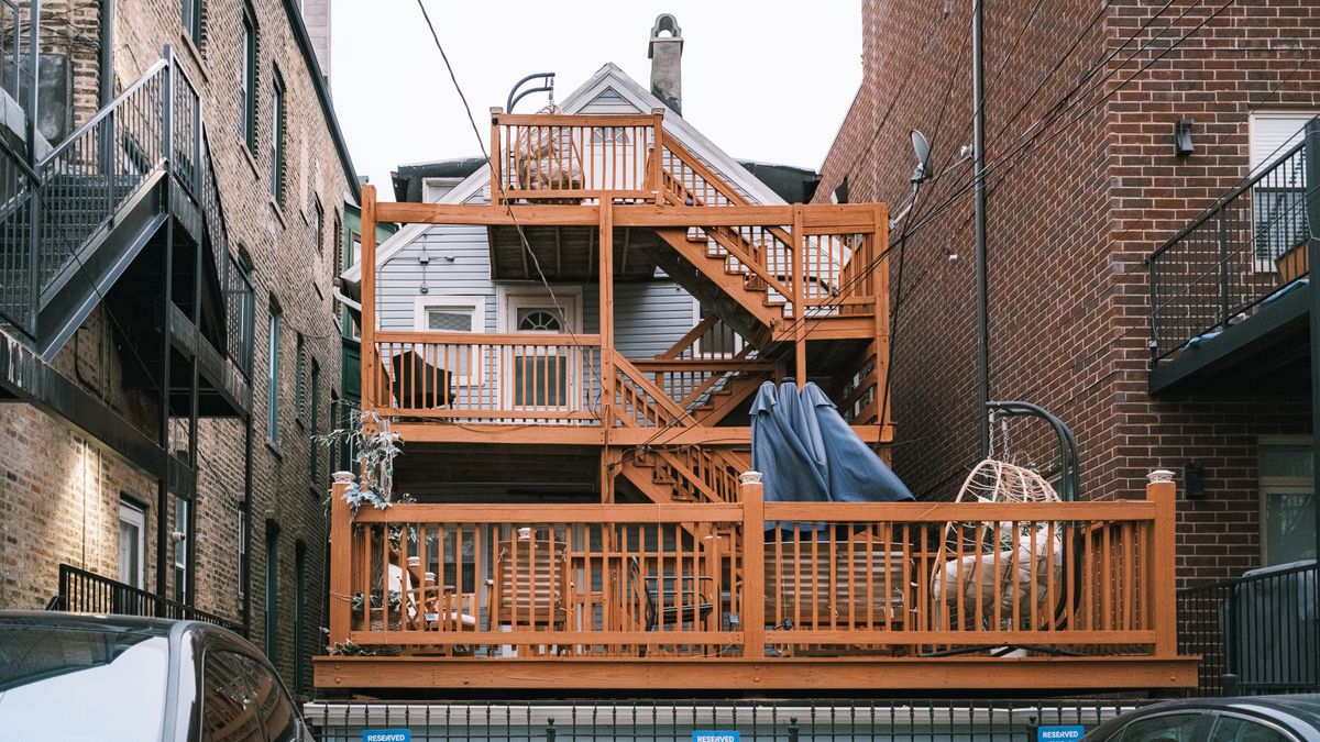 Multi level custom deck build